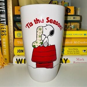 Peanuts Snoopy Christmas Tis The Season Tumbler Mug